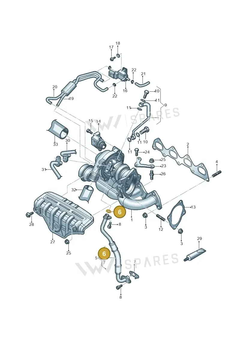 WHT003367 — Volkswagen Beetle (2016-2019) diagram 789145510, position 6