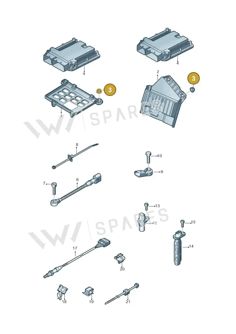 WHT003385 — Audi A8 (2013-2018) diagram 771906000, position 3