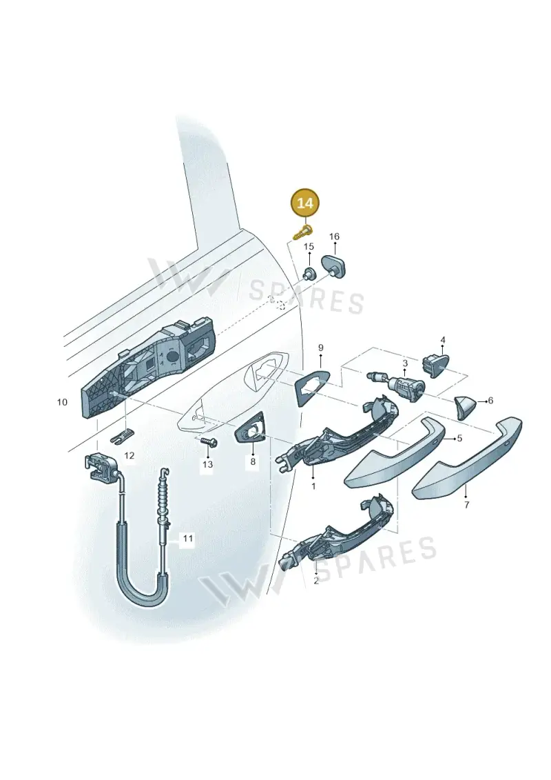 WHT003393A — Skoda Enyaq (2020-2021) diagram 596837000, position 14