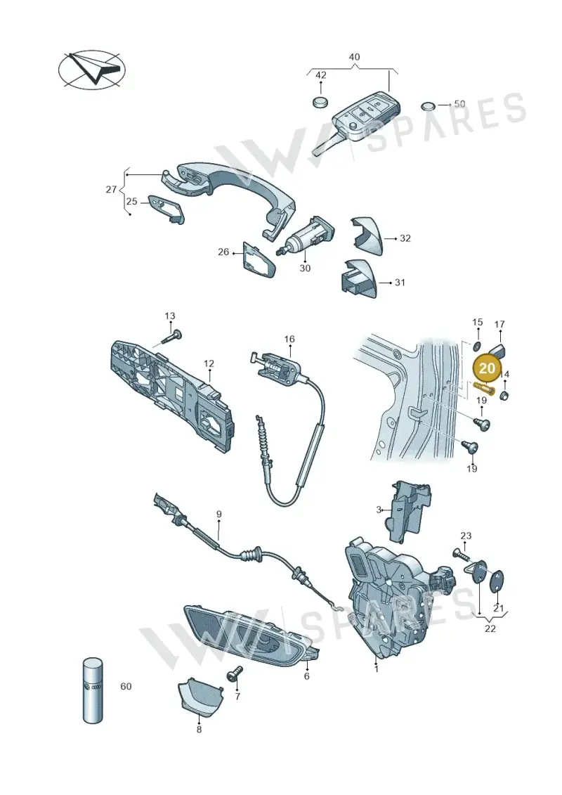 WHT003393A — SEAT Ateca (2016-) diagram 754837000, position 20