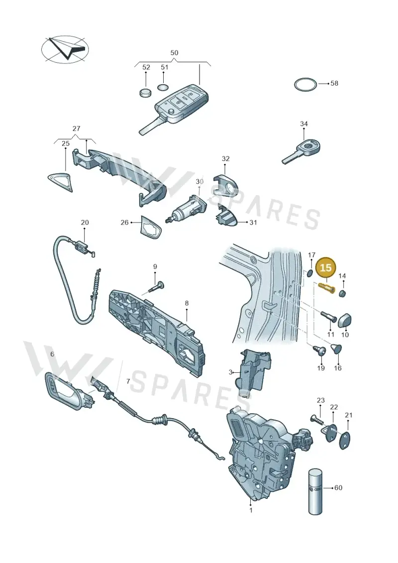 WHT003393A — Skoda Fabia (2014-2022) diagram 797837000, position 15