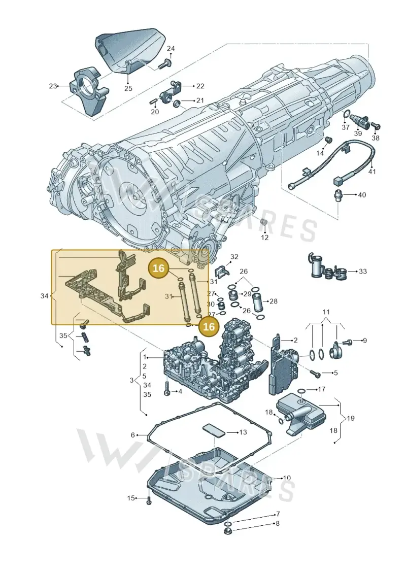 WHT003418A — Audi RS5 Coupe (2010-2015) diagram 647325800, position 16