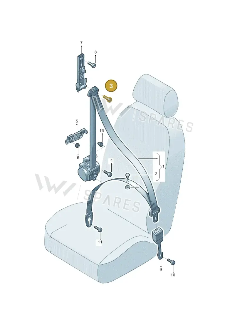 WHT003478 — Audi Q5 (2009-2018) diagram 687857060, position 3