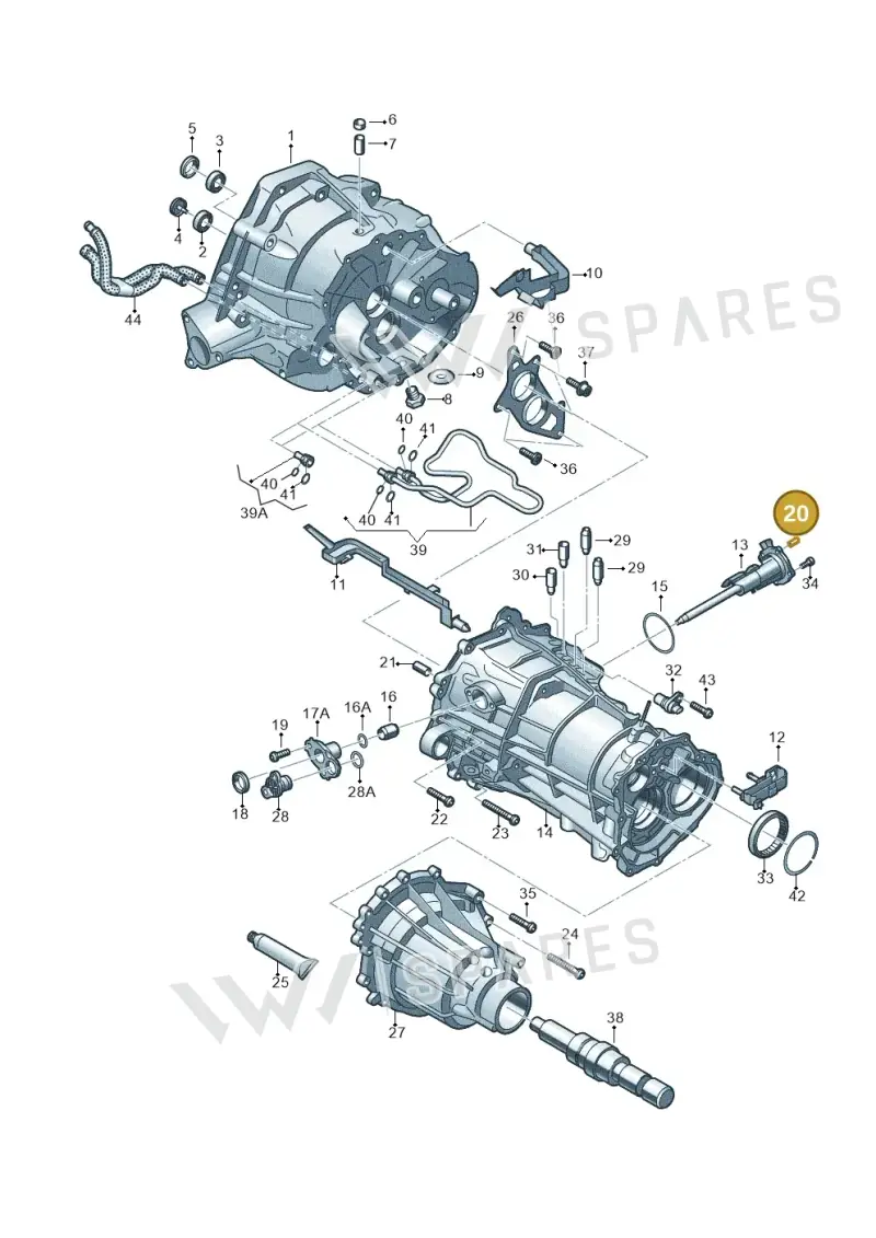 WHT003481 — Audi Q5 qu. 2.0 TDI (2012-2017) diagram 736301700, position 20
