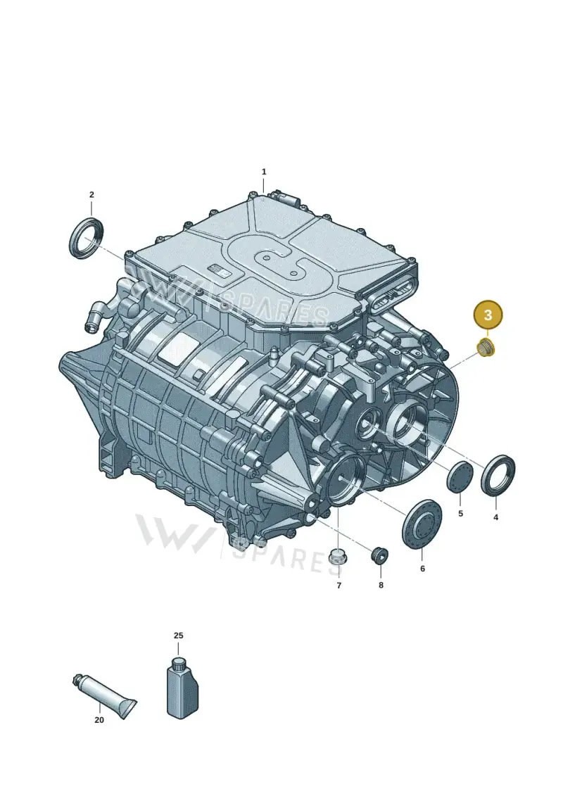 WHT003487 — Volkswagen ID.7 Limousine Pro (2023-) diagram 14b300080, position 3