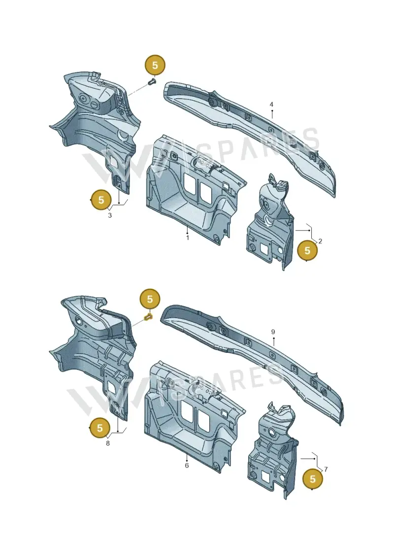 WHT003567 — SEAT Ibiza (2015-) diagram 639813000, position 5