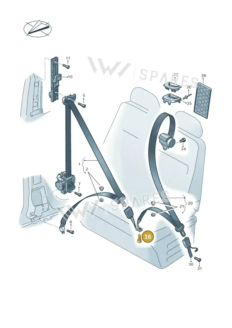 WHT003683 — Volkswagen E-Crafter 35 (2018-2024) diagram 806857700, position 16