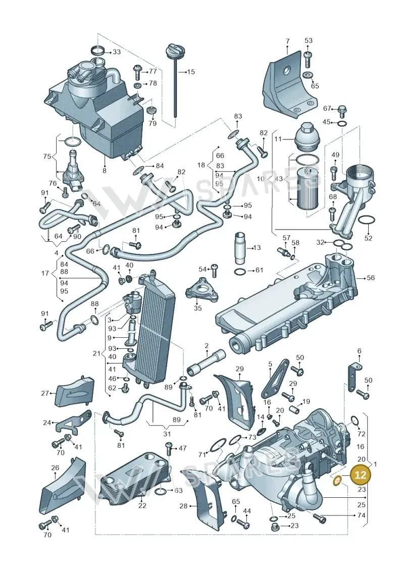 WHT003731 — Audi R8 qu. 5.2 (2012-2015) diagram 752115050, position 12+72