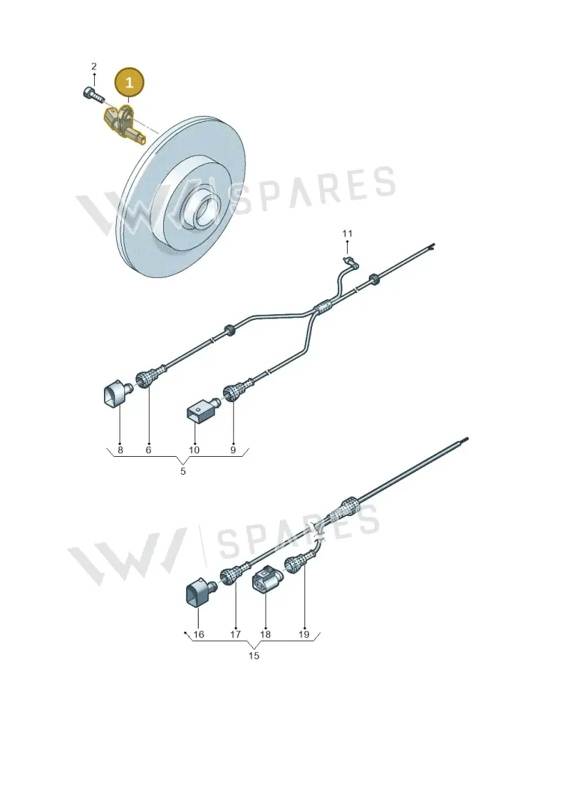 WHT003856 — Volkswagen Amarok twin cab (2016-2022) diagram 861927000, position 1