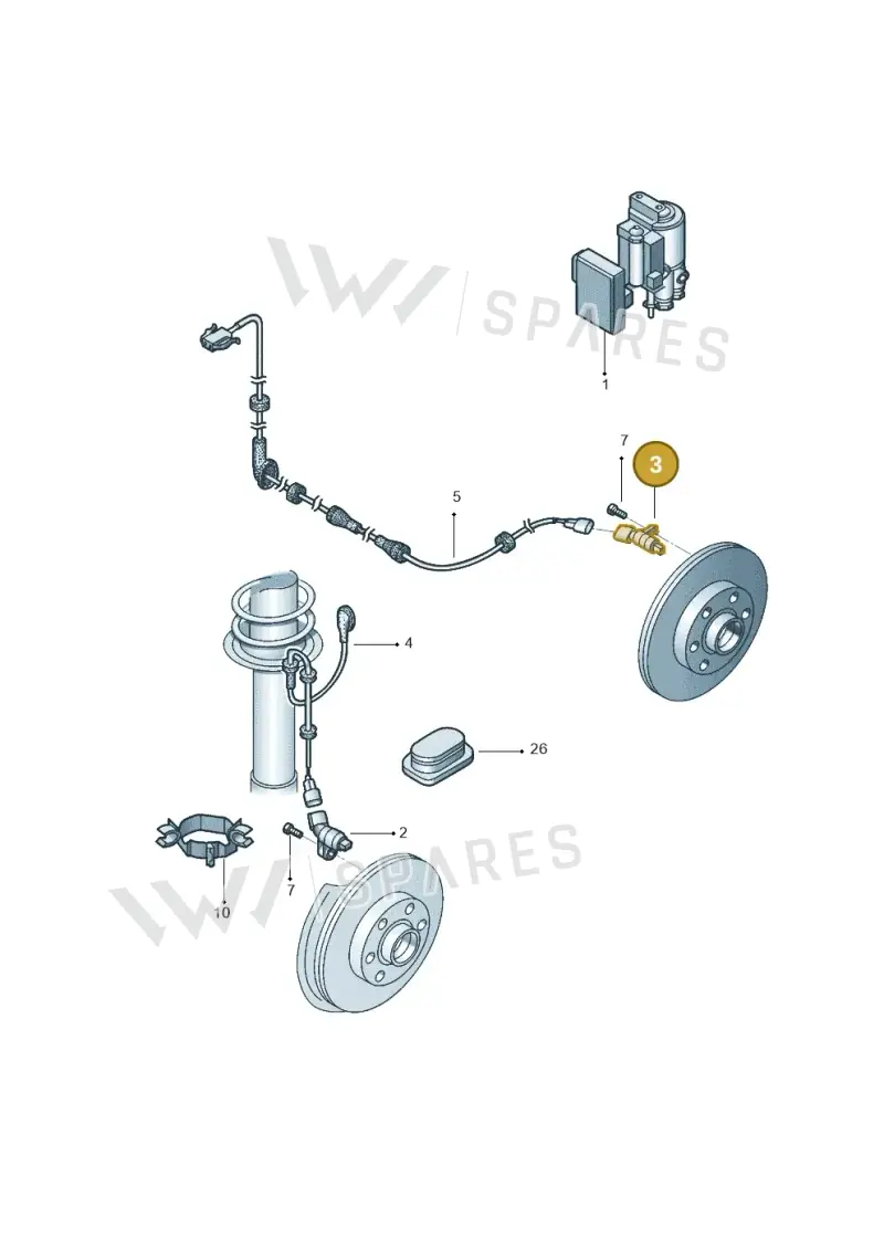 WHT003862C — Volkswagen Crossfox (2014-2021) diagram 558927000, position 3