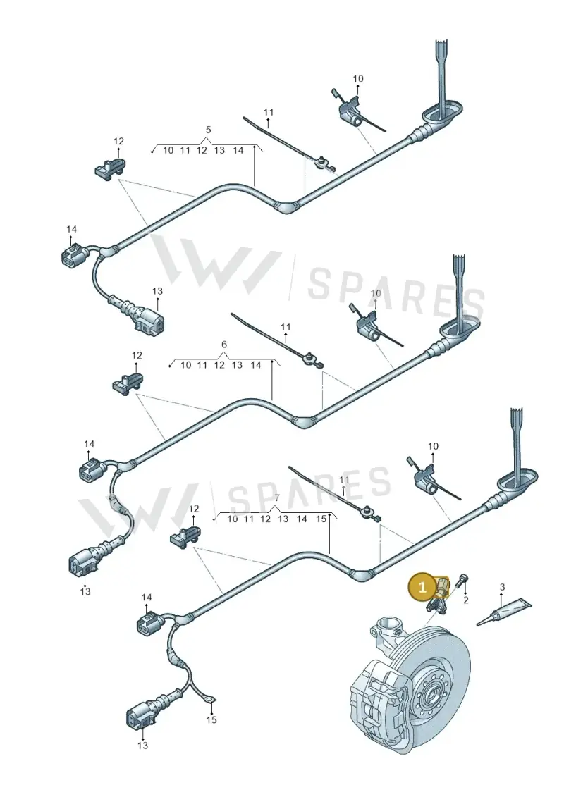 WHT003864D — Skoda Superb Combi (2015-2024) diagram 793927010, position 1