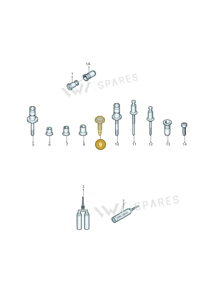 WHT003873 — Audi A8 (2013-2018) diagram 696800800, position 9