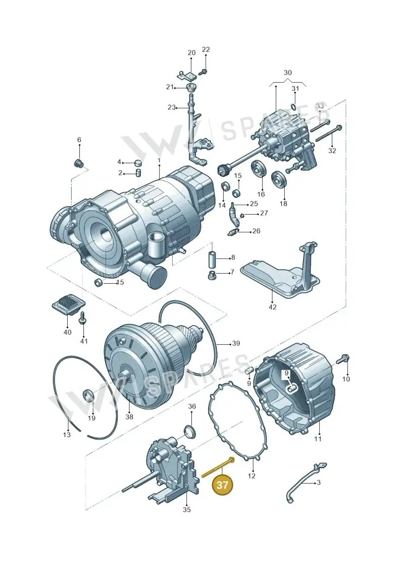 WHT004144 — Audi A4L 2.0 (2008-2012) diagram 669321060, position 37