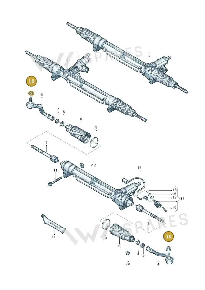 WHT004593 — Audi Q5 (2009-2018) diagram 687422000, position 10