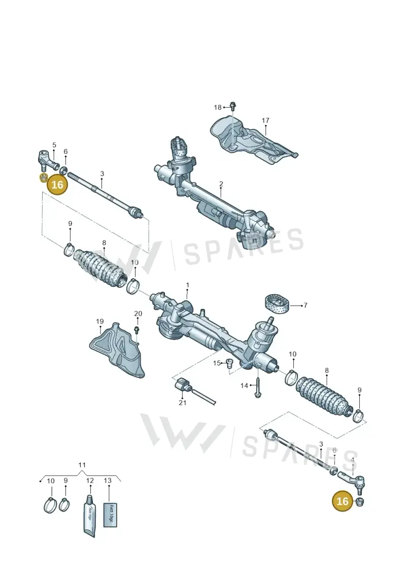 WHT004593 — Audi RS3 Limousine (2017-2020) diagram 745423000, position 16