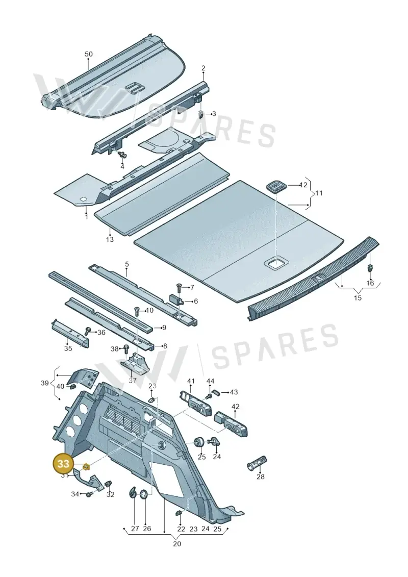 WHT004723 — Audi Q5 (2016-2025) diagram 896863800, position 33