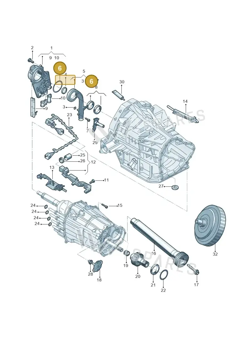 WHT004741 — Audi Q5 (2009-2018) diagram 687321070, position 6