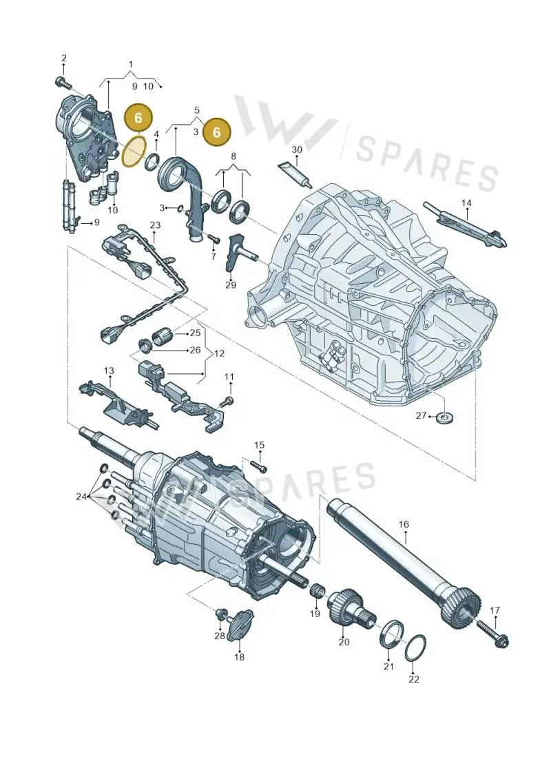 WHT004741 — Audi A7 Sportback (2014-2018) diagram 647321700, position 6