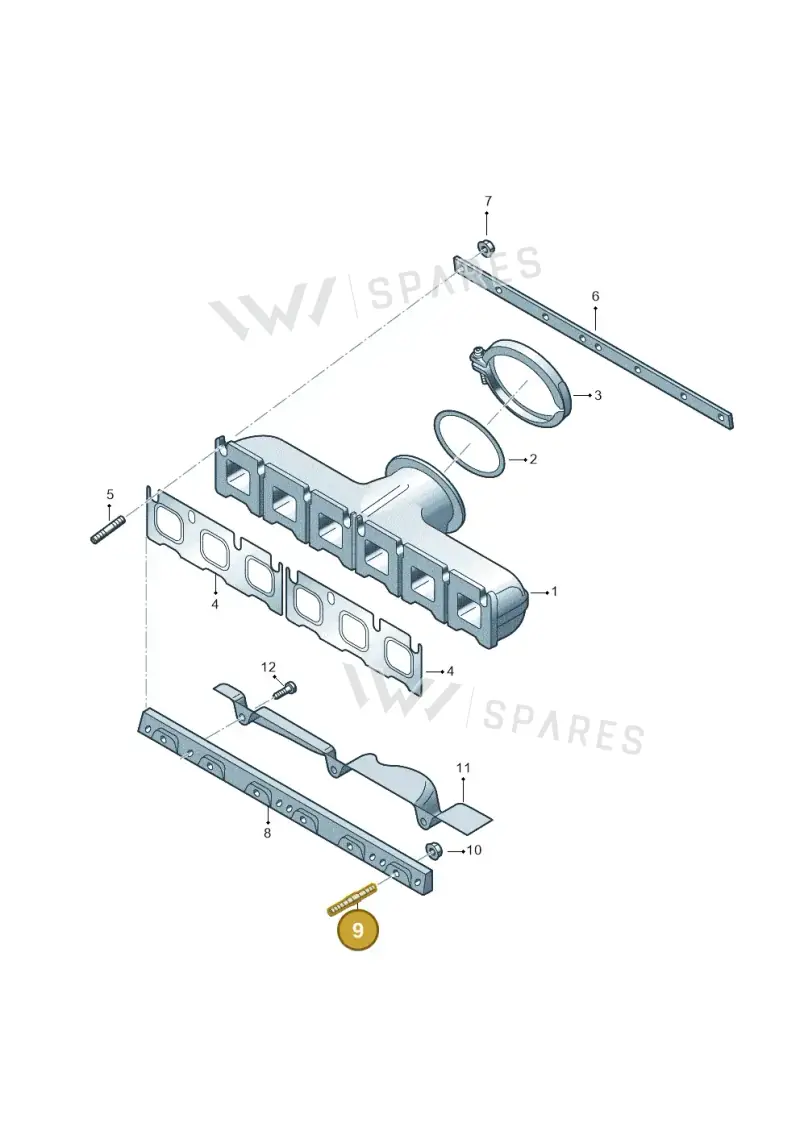 WHT004782 — Audi Q6 (2022-) diagram 809253440, position 9