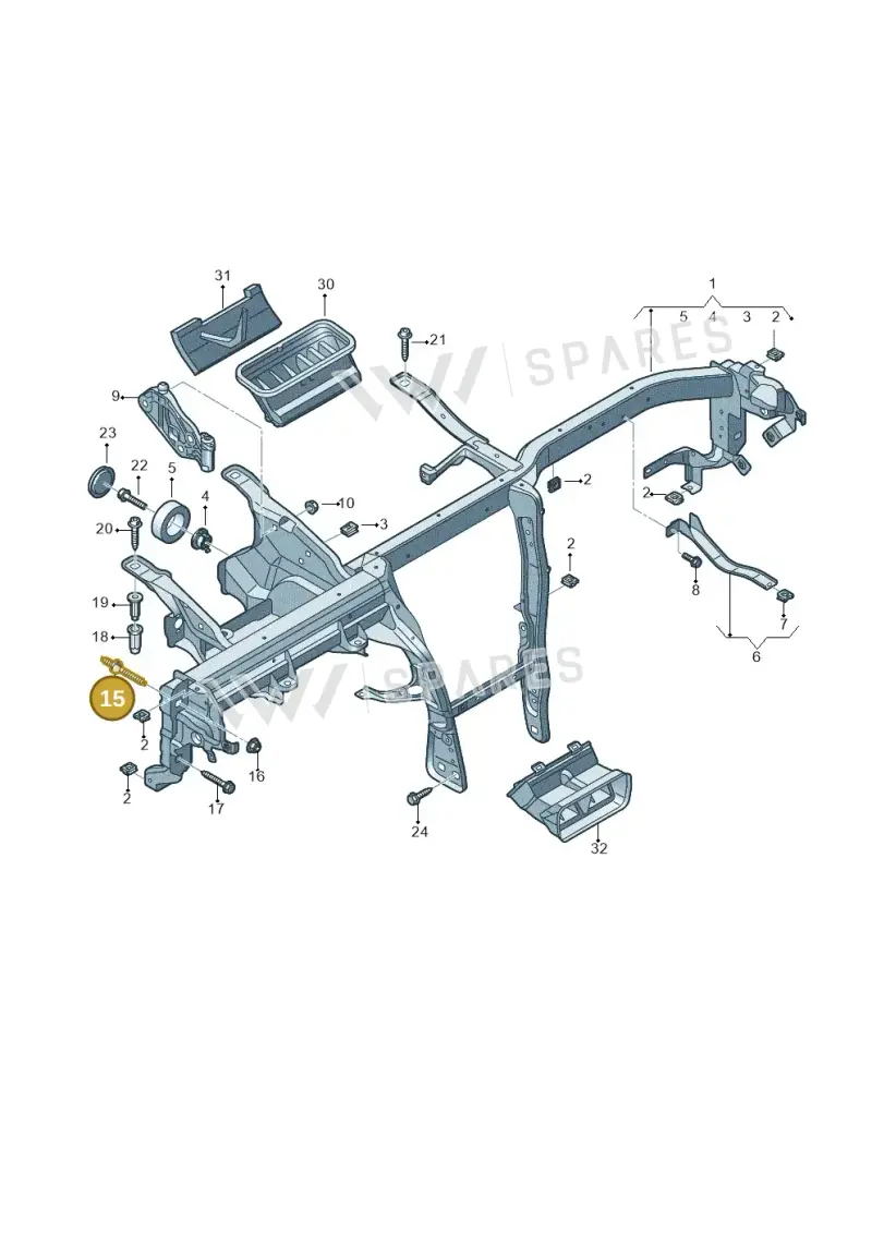 WHT004841 — Audi Q7 (2015-2025) diagram 859857000, position 15