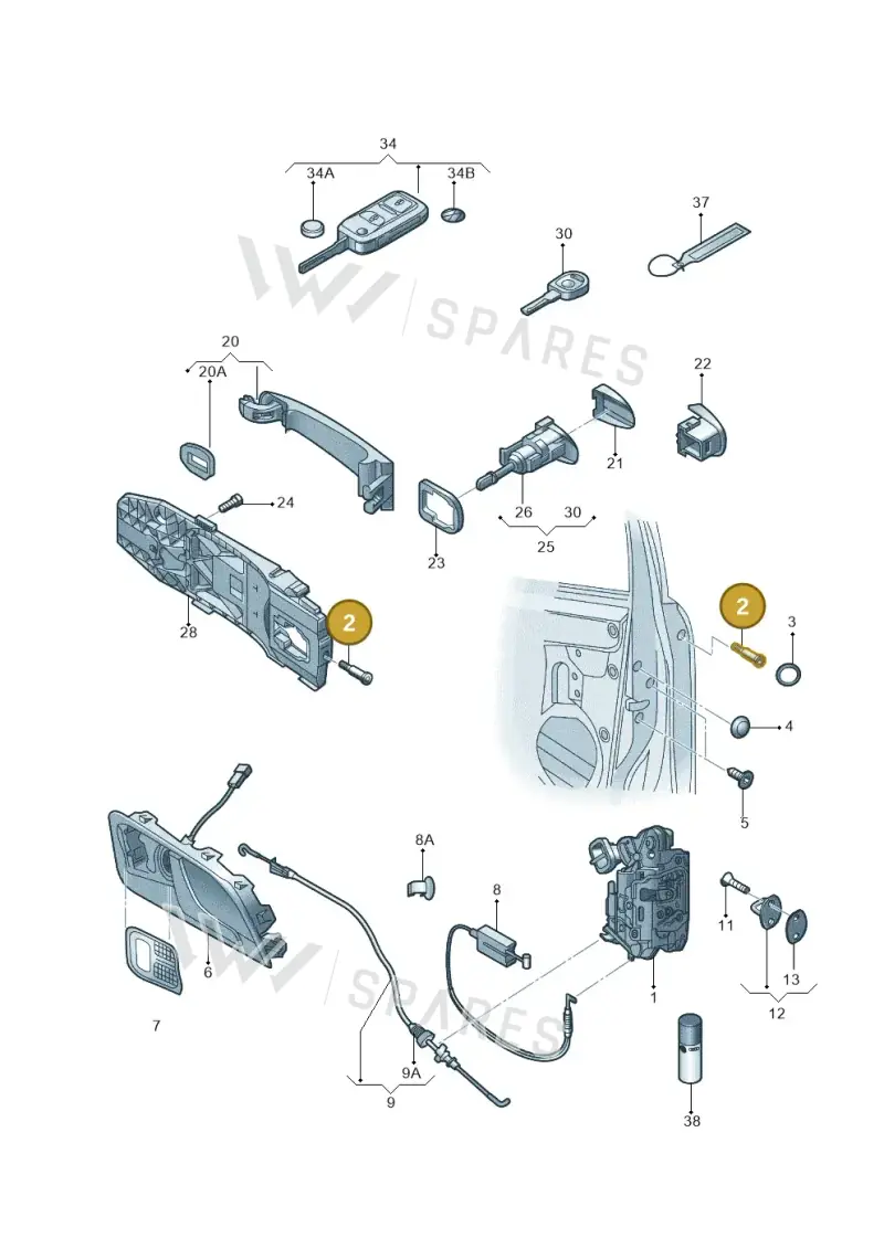 WHT004868 — Skoda Yeti (2013-2017) diagram 767837000, position 2