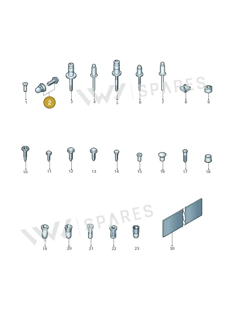 WHT004890 — Volkswagen Amarok twin cab (2022-) diagram 806800100, position 2