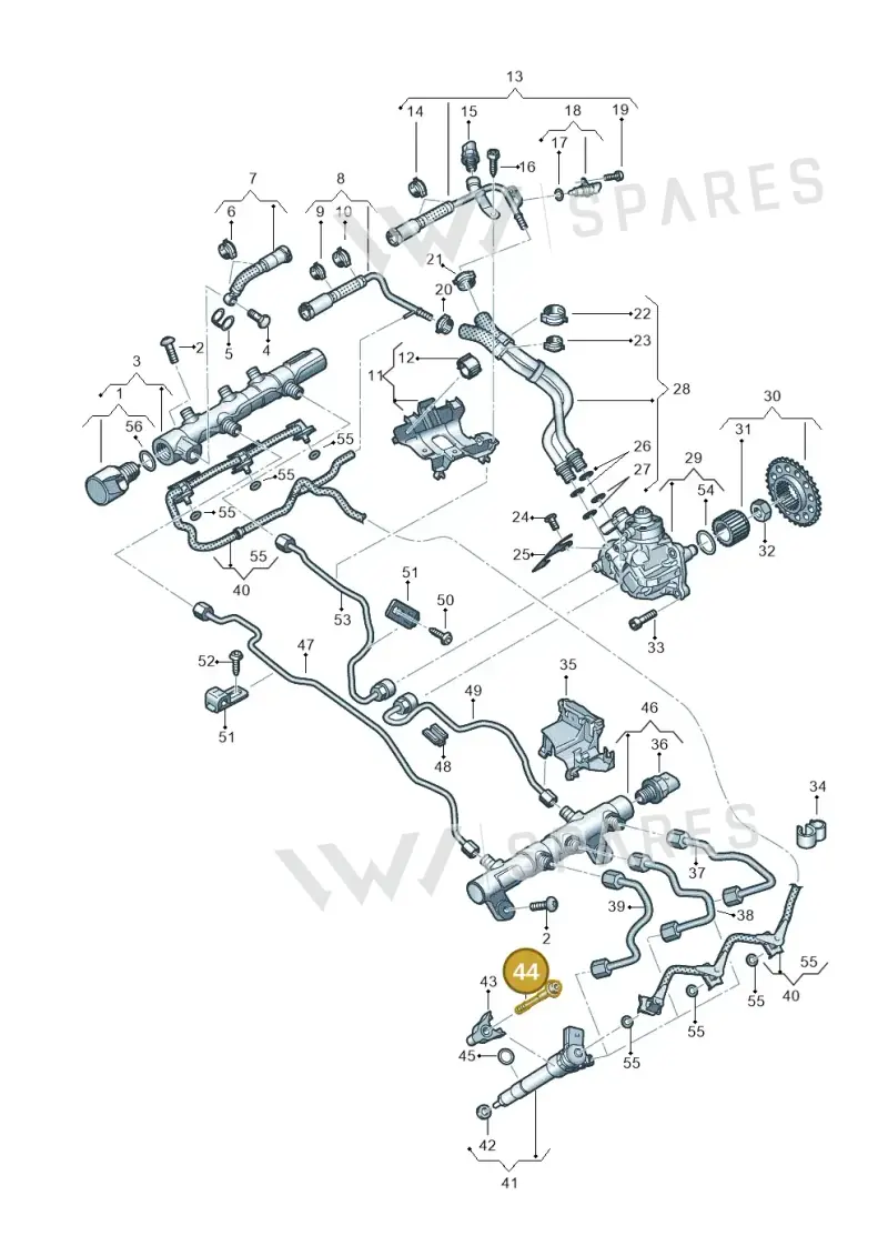 WHT004923B — Volkswagen Touareg (2017-2023) diagram 896130097, position 44