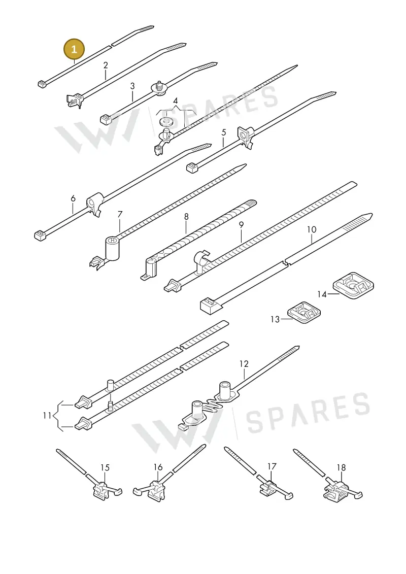 WHT004948 — Audi 1J0 platform diagram 198979100, position 1