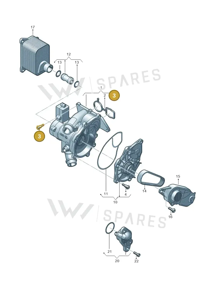 WHT004972 — Volkswagen Multivan (2021-) diagram 798121050, position 3