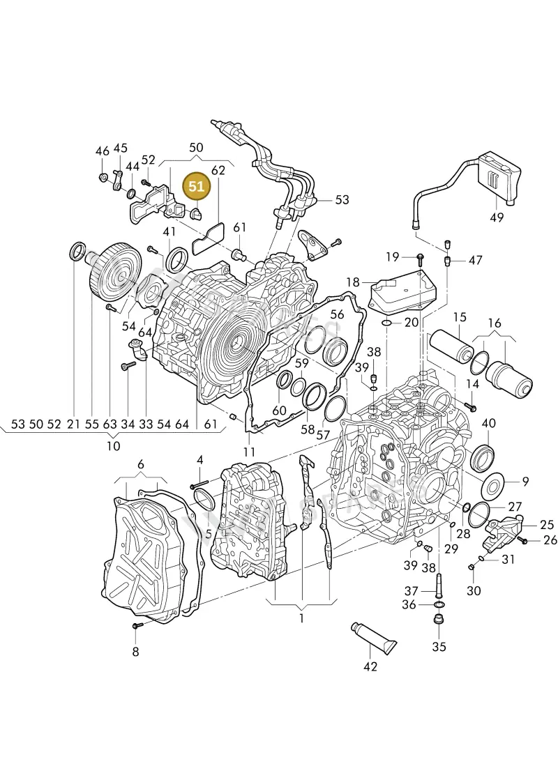 WHT004980 — Volkswagen Tayron (2018-) diagram 432321063, position 51