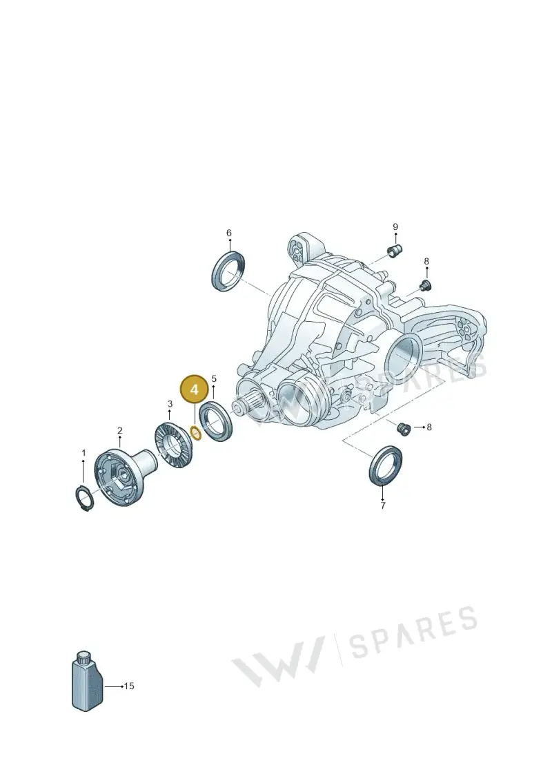 WHT005156 — Volkswagen Touareg (2017-2023) diagram 439525110, position 4