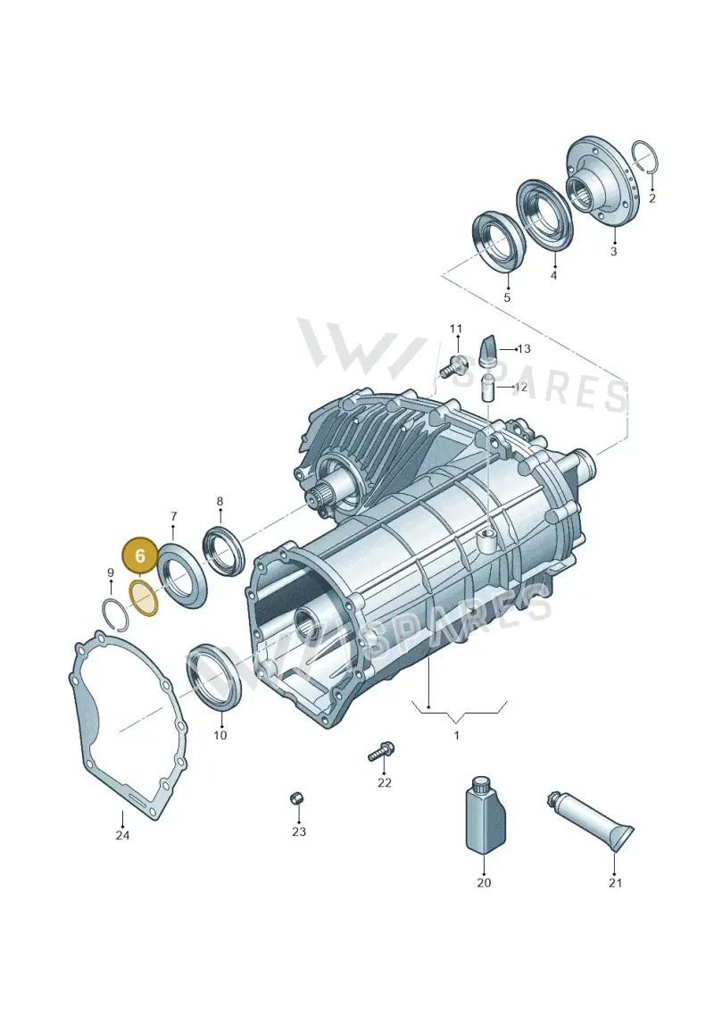 WHT005158 — Volkswagen Amarok twin cab (2022-) diagram 683341150, position 6