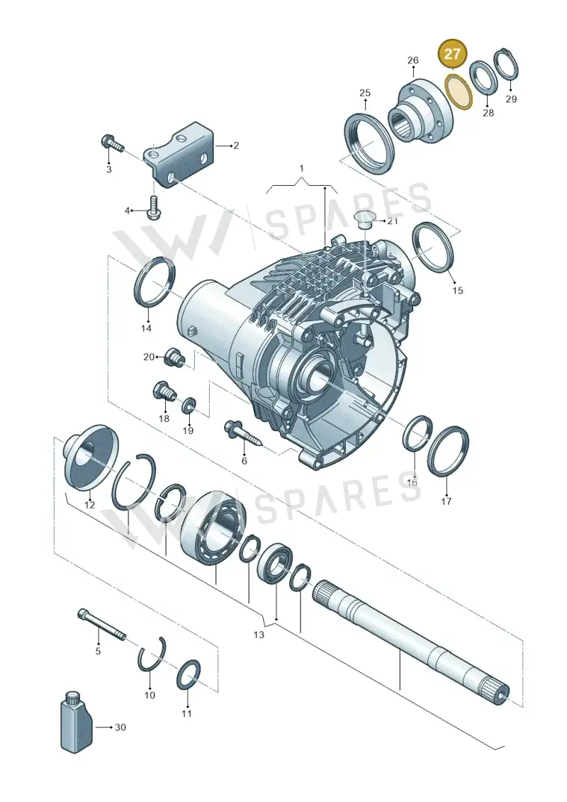 WHT005172 — Volkswagen Transp. caravelle (2011-2015) diagram 679409300, position 27