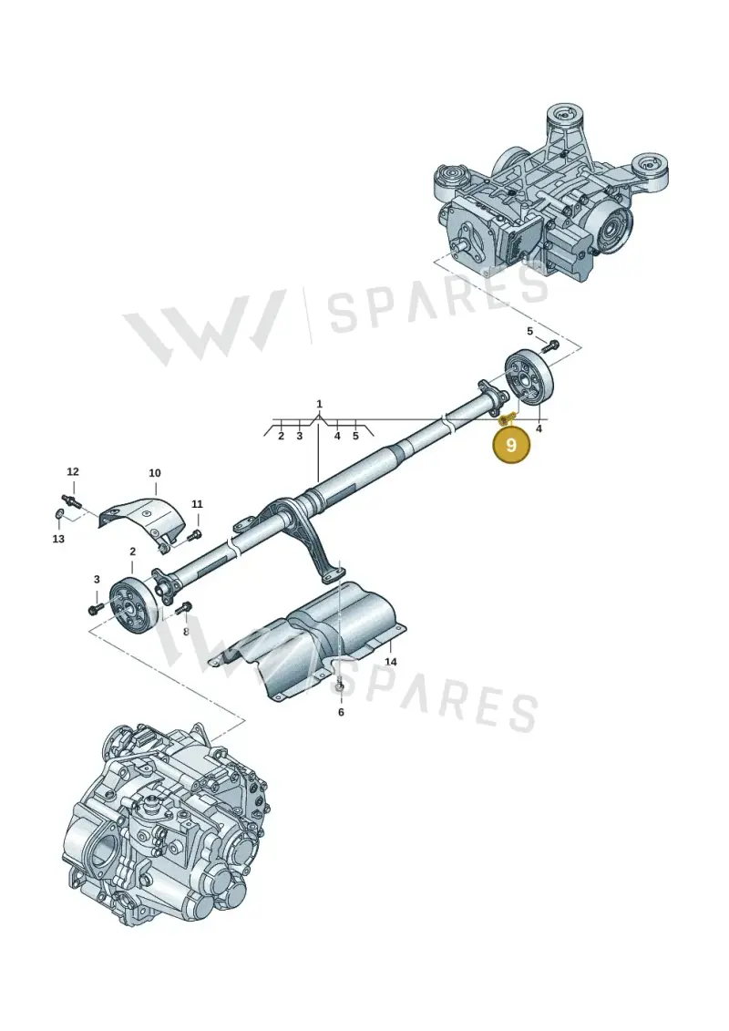 WHT005179 — Volkswagen Caddy Maxi Kombi (2020-2024) diagram 2ka521000, position 9