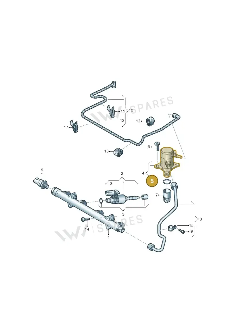 WHT005184 — Volkswagen Taigo (2021-2024) diagram 596133510, position 5