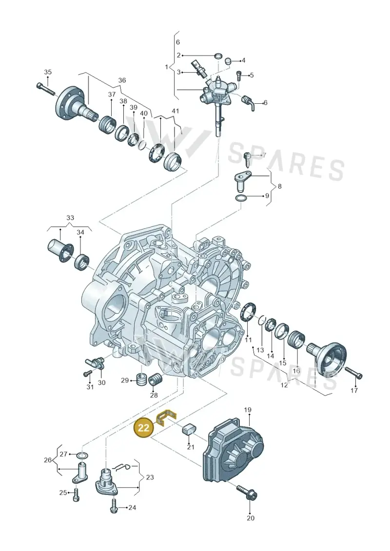 WHT005252 — Volkswagen Golf 2.0 BlueMotion (2019-2024) diagram 827320020, position 22