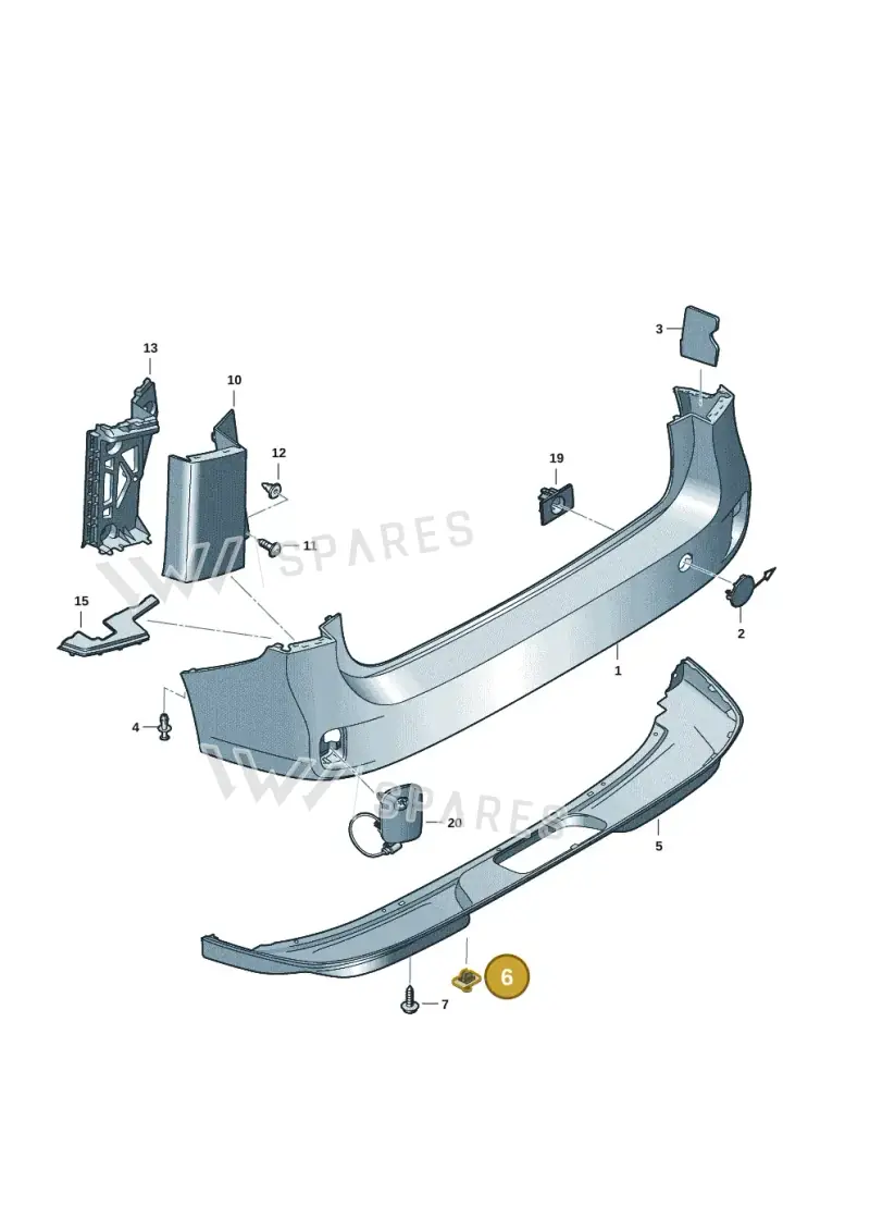 WHT005263 — Volkswagen ID.Buzz (2022-) diagram 15a807060, position 6