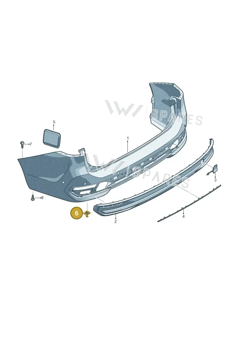 WHT005263 — Volkswagen Passat estate (2023-) diagram 3j0807060, position 6