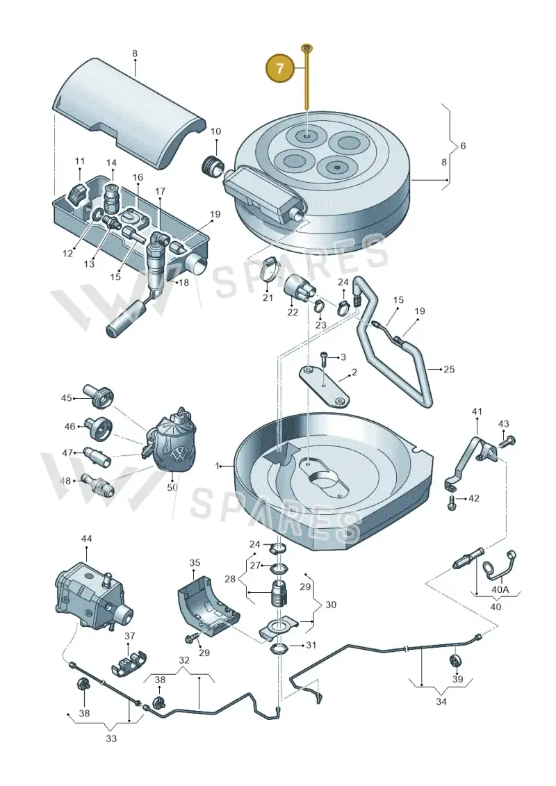 WHT005285 — SEAT Ibiza (2012-) diagram 672201090, position 7