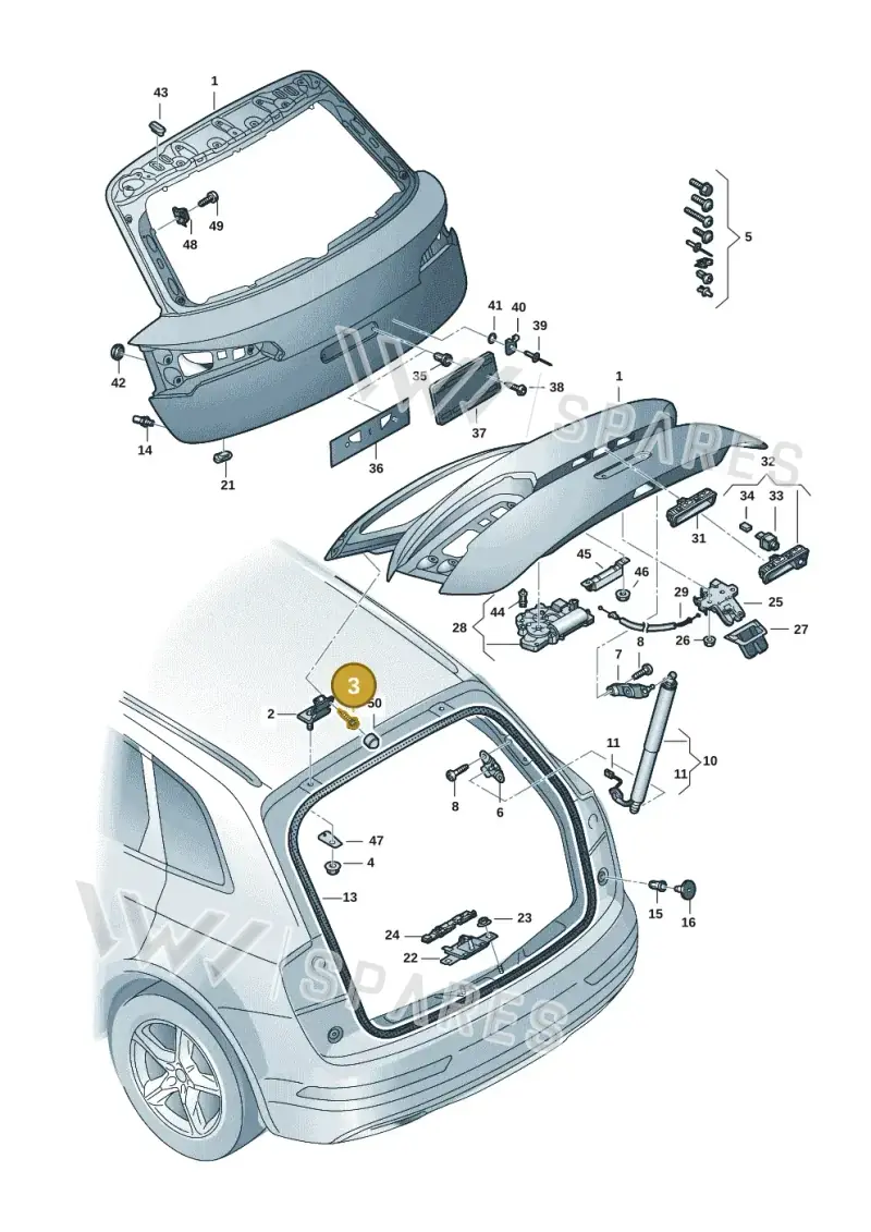 WHT005287 — Audi Q5 qu. 2.0 (2018-) diagram 896827001, position 3