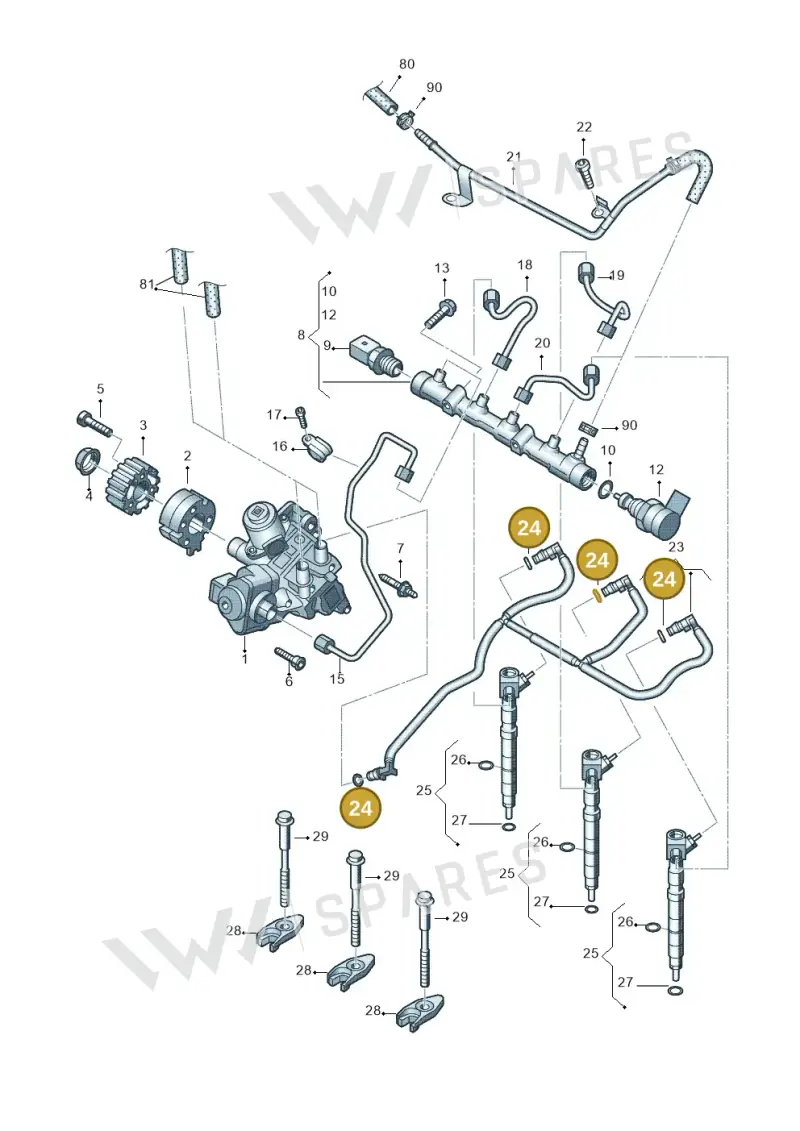 WHT005299 — SEAT Ibiza (2012-) diagram 677130300, position 24