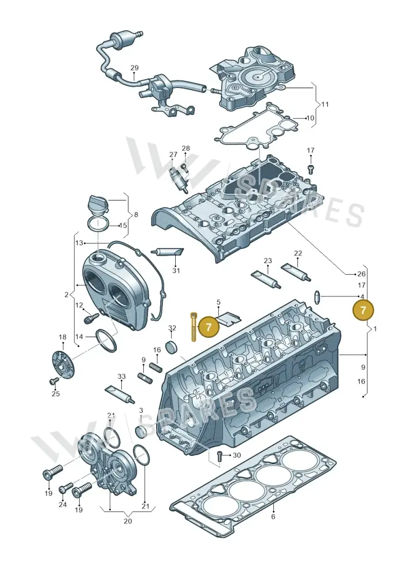 WHT005305 — SEAT Leon ST Stylance (2016-2020) diagram 724103200, position 7