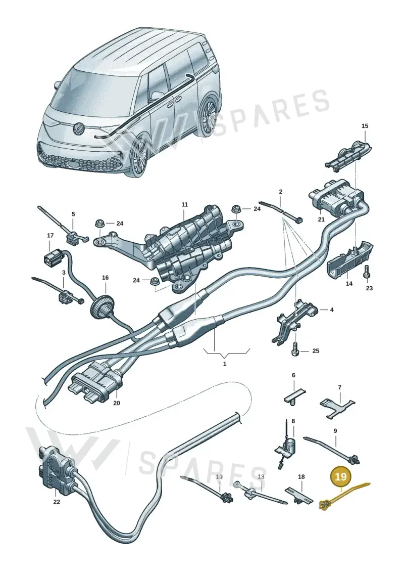 WHT005317 — Volkswagen ID.Buzz (2022-) diagram 15a970060, position 19
