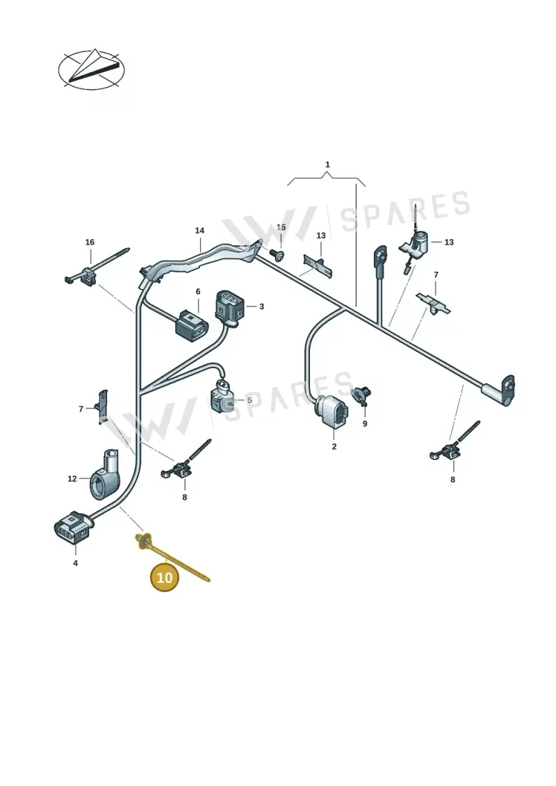 WHT005317 — Volkswagen Tiguan 2.0 (2023-) diagram 2ka971070, position 10