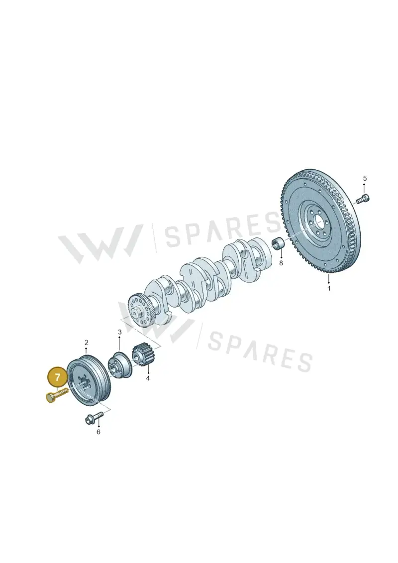 WHT005322 — Volkswagen Tiguan 2.0 (2023-) diagram 827105960, position 7