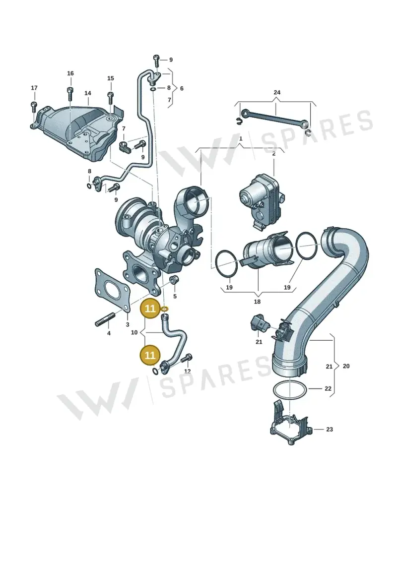 WHT005363A — Volkswagen Tiguan 2.0 (2023-) diagram 7t0145220, position 11