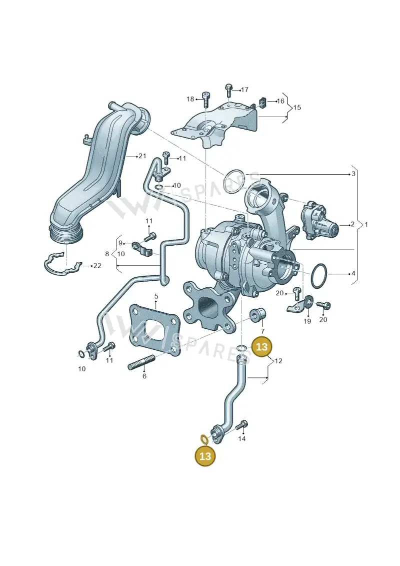 WHT005363A — Volkswagen Passat estate (2023-) diagram 813145222, position 13