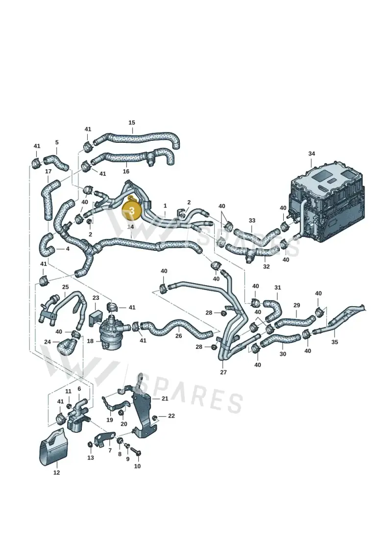 WHT005371 — Audi Q8 (2018-2025) diagram 859121148, position 3