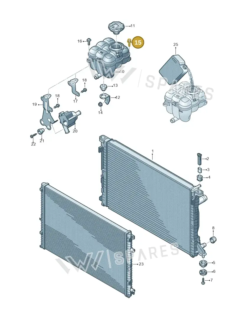 WHT005371 — Audi Q8 (2018-2025) diagram 859121700, position 15