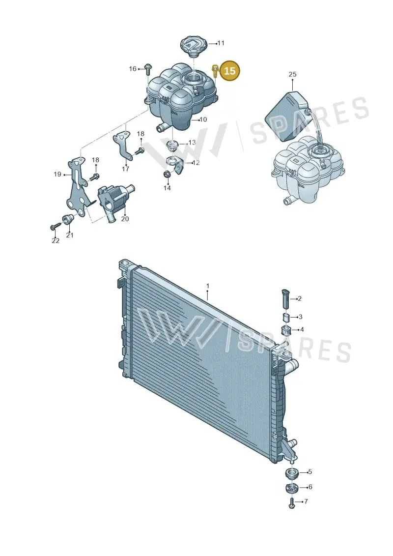 WHT005371 — Audi Q7 (2015-2025) diagram 859121790, position 15